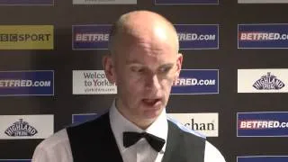 Emotional Ebdon loses to Ronnie at Betfred World Snooker Championships
