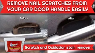 Remove Scratches from Cars Easily | No Paint Required | APAR - Rubbing Compound | Apar Spray Paints