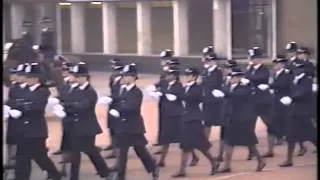 Passing out parade Metropolitan Police College Hendon 1987