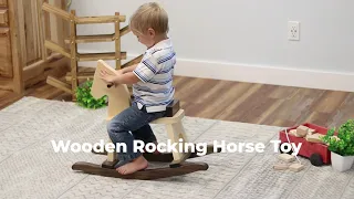 Wooden Rocking Horse Toy from AmishToyBox.com