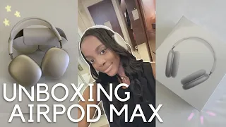 airpod max unboxing + first impressions