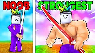 Roblox BUT I Upgraded my Body and Katana into the Strongest Weapon