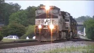 Norfolk Southern 994 Makes Stop @ Burger King! as G5A Sneaks By in Austell,Ga 05-20-2010© (16x9)