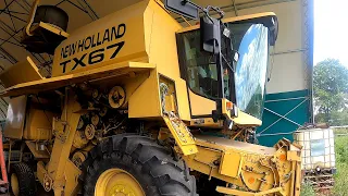 Oględziny i nie tylko New Holland TX67 Czujnik poziomowania hedera