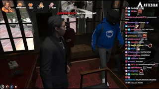 Buddha's reaction to Yuno's SAVAGE response on Mickey removing ray from job | GTA V RP NoPixel 3.5