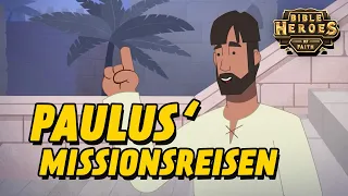 Paulus' Missionsreisen | animierte Bibelgeschichte für Kinder | biblische Glaubenshelden [Folge 10]