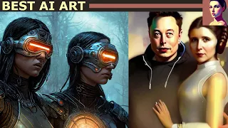 Elon Musk, Princess Leia, cyborg ladies & more | BEST AI ART ep.2 | Stable Diffusion DALL-E RunwayML