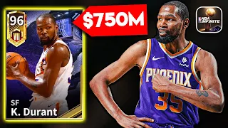 I tried the MOST EXPENSIVE card on NBA INFINITE!!!