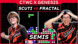 GAME CRASHERS COLLIDE!!! |  Blue Scuti vs Fractal | CTWC X GENESIS Tetris Regional