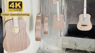 Guitar manufacturing process in China factory | Made in China