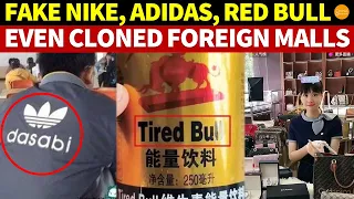 Fake Nike, Adidas, Red Bull, Even Cloned Foreign Malls! Inventory of China’s Bizarre Knock-Offs