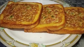 Egg Toast recipe || Quick & Easy Breakfast recipe || Cooking with Beena