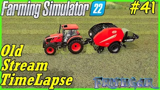 FS22 Timelapse, Old Stream Farm #41: Fast Bale In Action!