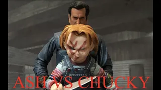 Ash Williams vs Chucky (Stop Motion)