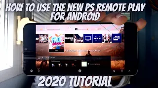 How To Use The NEW PS Remote Play on Android(PS4 Remote Play Update)2020 Tutorial!!!