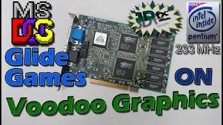 Pentium MMX 233 - 3dfx Voodoo Graphics running MS-DOS Games with 3dfx Glide support!