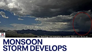 Monsoon storm develops in Tucson amid heat wave