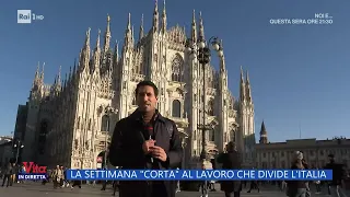 La settimana "corta" al lavoro che divide l'Italia - La Vita in diretta - 22/11/2023