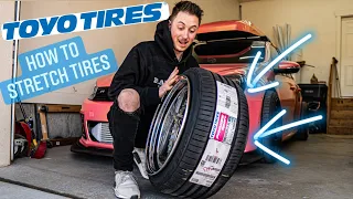 CRAZY STRETCHED TIRES FOR THE MK6 GOLF R!