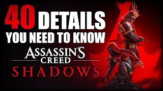 EXCITING News... You will love ASSASSIN'S CREED SHADOWS if you see this...