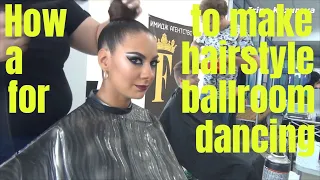 How to make a hairstyle for ballroom dancing