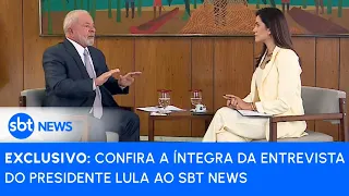 Exclusivo: confira a íntegra da entrevista do presidente Lula ao SBT News