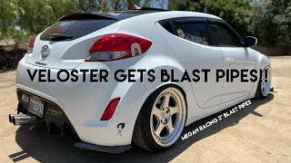 VELOSTER NAV GETS BLAST PIPES!!