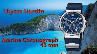 Самый красивый циферблат часов из линейки Ulysse Nardin Marine Chronograph!!