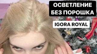 ОСВЕТЛЕНИЕ БЕЗ ПОРОШКА | ХОЛОДНЫЙ БЕЖЕВЫЙ БЛОНД | IGORA ROYAL 12-11