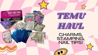 Temu Nail Art Haul #nailart #easynailart #coquette #nailsupply #gelnails #haulvideo #temu #nails