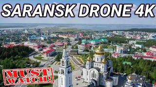 Saransk drone video II saransk city footage II mordovia state drone footage II russia drone video