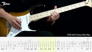 A2C - Words Guitar Lesson With Tab (Slow Tempo)