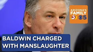 Alec Baldwin charged with manslaughter in 'Rust' movie set shooting