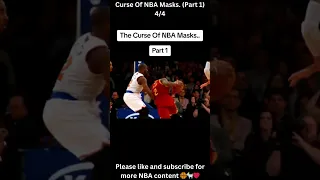 The Curse Of NBA Masks. (Part 1) #nba #basketball #fyp #viral #mask #kobe #curse 4/4 💯🏀 #shorts