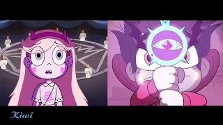 Star and Marco cast the All Seeing Eye Spell at the same time - Starco