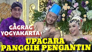 PANGGIH PENGANTIN GAGRAG YOGYAKARTA , TARIAN EDAN2AN, TUMPLAK PUNJEN || MC Budi Sutowiyoso