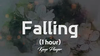 1시간 🎵 BTS Jungkook (방탄소년단 정국) - Falling (가사 Lyrics)