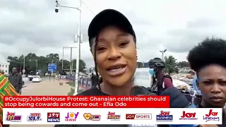 #OccupyJulorbiHouse Protest: Ghanaian celebrities should stop being cowards and come out - Efia Odo