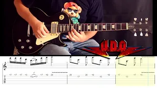 U.D.O. – Heart Of Gold Solo. Guitar Tabs.