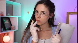 ASMR Examining Your Ears - You're An Alien [ Detailed Inspection, Samples, Gloves]