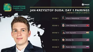 Najlepszy polski szachista - Jan-Krzysztof Duda gra w Skilling Open. Szachowa Liga Mistrzów!