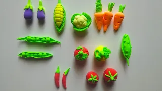 DIY how to make realistic vegetables using polymer clay|how to make|clay modelling|hand craft kbs