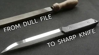 Making a Knife from an Old File