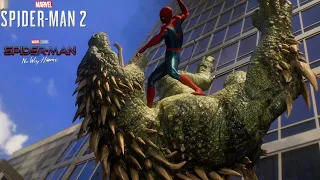 Lizard Fight With The No Way Home Final Swing Suit - Marvel's Spider-Man 2 (4K 60fps)