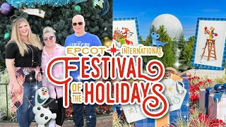 Epcot Festival of the Holidays & Candlelight Processional with Jodi Benson! 🎄✨🧜‍♀️