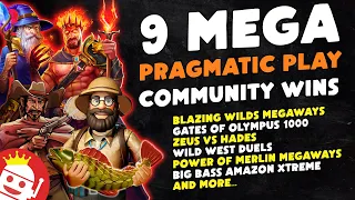 🔥 9 MEGA BIG PRAGMATIC PLAY COMMUNITY BIG WINS 2024