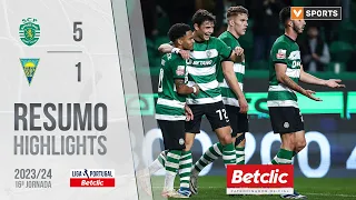 Resumo: Sporting 5-1 Estoril (Liga 23/24 #16)