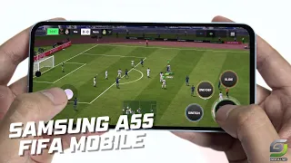 Samsung Galaxy A55 test game EA SPORTS FC MOBILE 24 | Exynos 1480