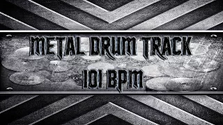 Groovy Metal Drum Track 101 BPM (HQ,HD)