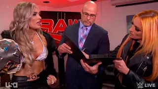 Becky Lynch confronts Tiffany Stratton - WWE RAW 9/11/2023